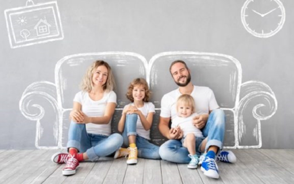 Famiy Chalked Background